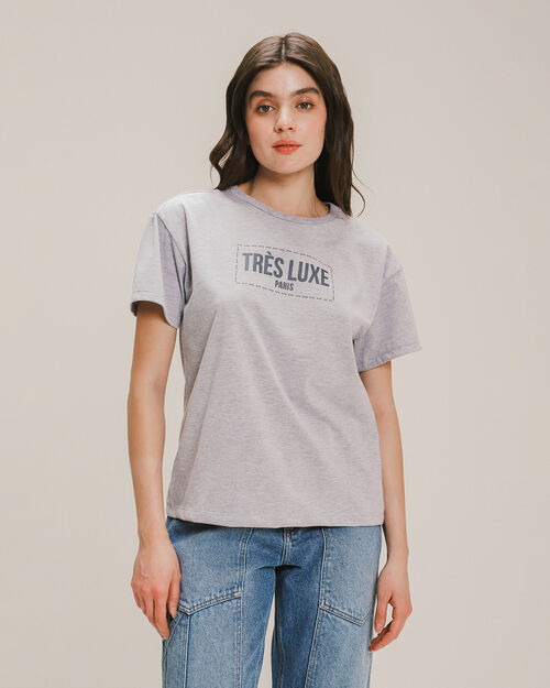 Playera Manga Corta Estampada